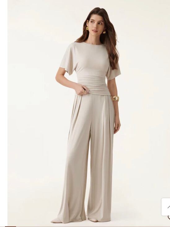 OGL Other - OGL Boatneck Batwing Top & Palazzo Pants Set | Morning Mist | S | NWT